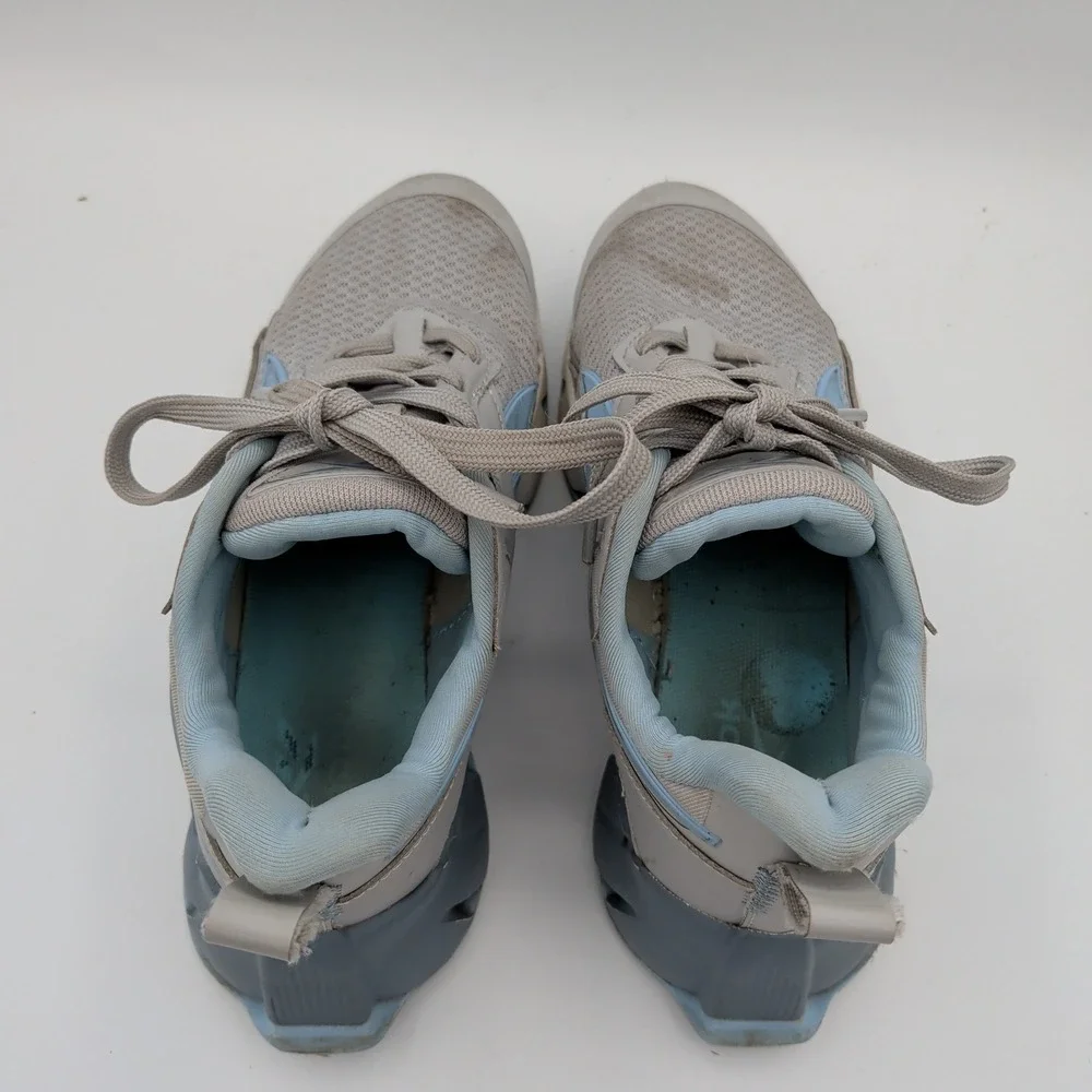 Reebok Zig Dynamica‎ 4 Womens Grey Blue Running Shoes Sneakers US 5.5 FFC0096069